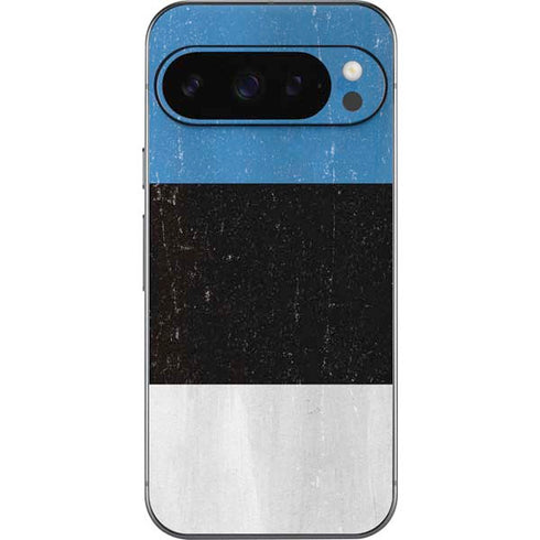 Estonia Flag Distressed Google Pixel 9 Pro Skin